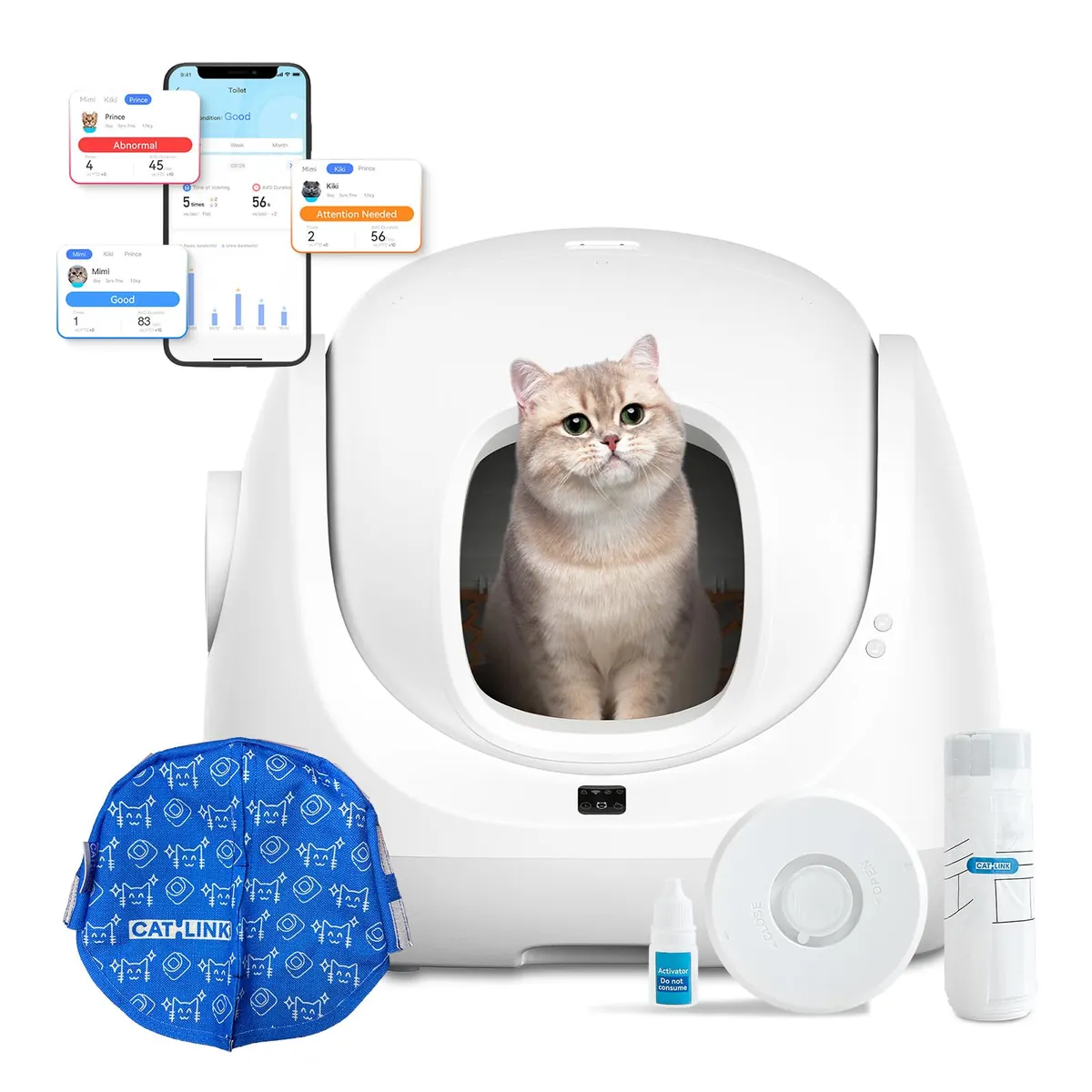 Catlink Baymax Caja higiénica autolimpiable
