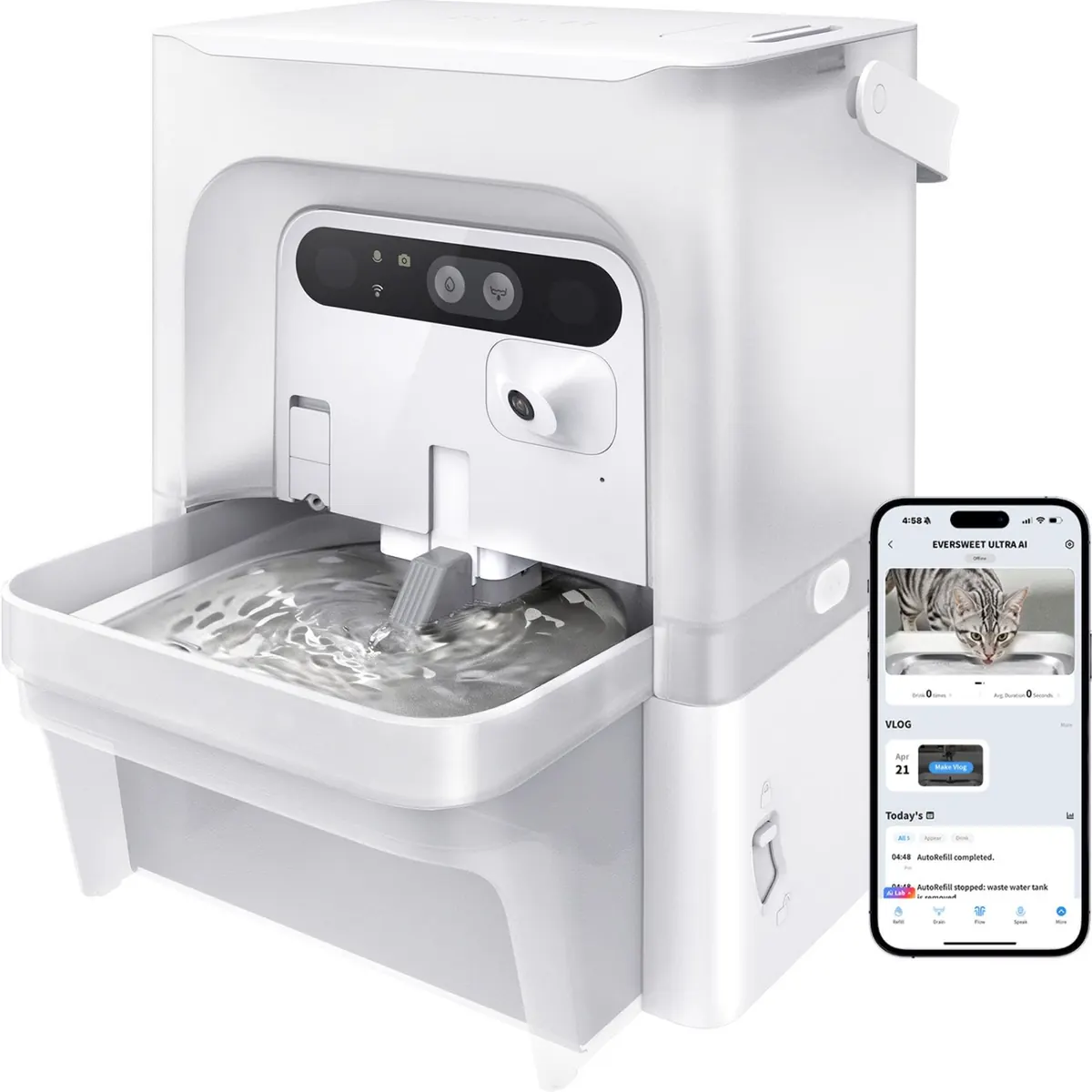 PETKIT EVERSWEET Ultra Fuente para Gatos sin Filtro