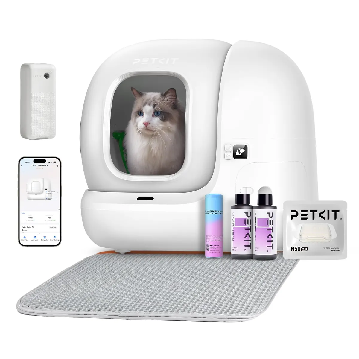 PETKIT Pura MAX 2 Arenero Gatos Autolimpiable