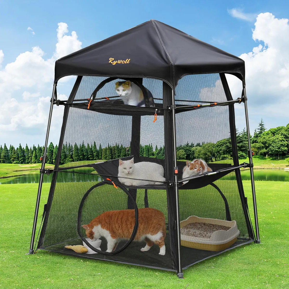 Rywell Catio - Recinto para Gatos para Exteriores