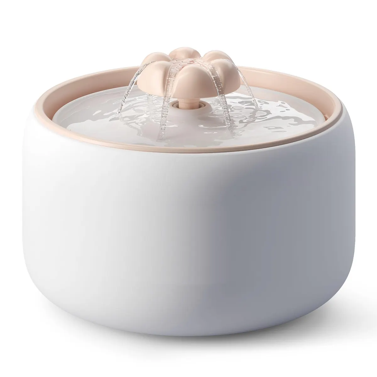 WOPET Fuente de agua de cerámica premium para gatos W03 Lite